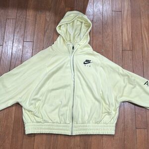 Nike Sportswear Cropped Hoodie Pale Yellow XL